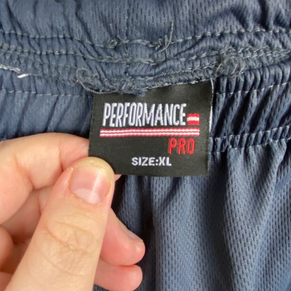 Vintage Performance Pro Drawstring Satin Workout Basketball Gym Sleep Shorts XL - Picture 7 of 9